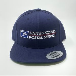 USPS Logo Snapback Yupoong Hat United States Posta
